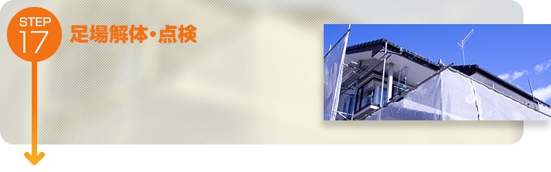 足場解体・点検