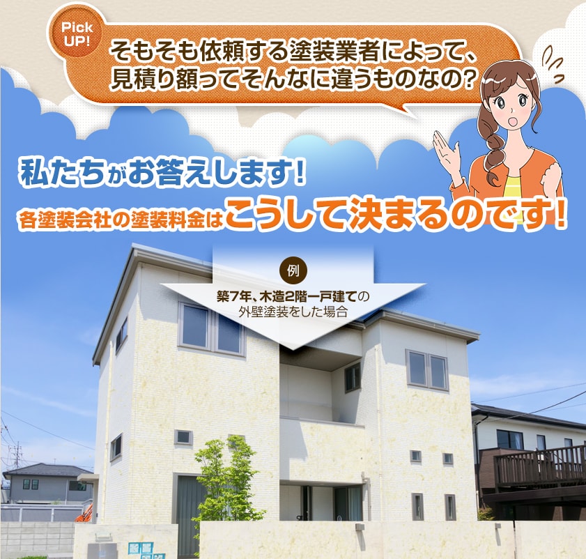 そもそも依頼する塗装業者によって、見積り額ってそんなに違うものなの?私たちがお答えします！各塗装会社の塗装料金はこうして決まるのです!